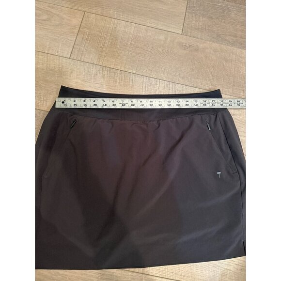 Athleta Womens Athletic Skort Size 16 Brown With Pockets & Inner Shorts - Picture 3 of 7
